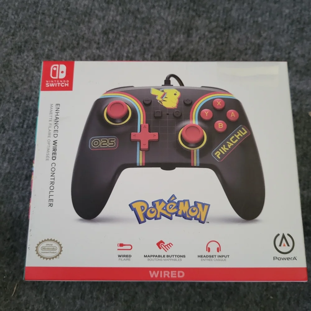 Nintendo switch pokemon wired controller. New